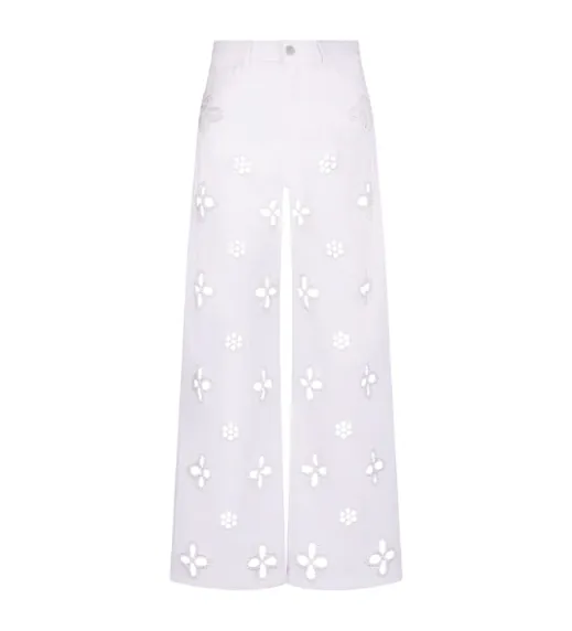 The White Pearl High Rise Jeans